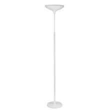 Load image into Gallery viewer, Globe Electric 12783 71" Satin White LED Floor Lamp Torchiere Dimmable