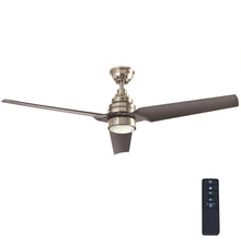 Load image into Gallery viewer, HDC YG591-BN Varuchi 52" Integrated LED Brushed Nickel Ceiling Fan 752974