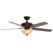 Load image into Gallery viewer, Hampton Bay 42010 Flowe 52" LED Mediterranean Bronze Ceiling Fan 1002707963