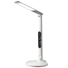 Load image into Gallery viewer, Normande Lighting GP5-3268 18" White All-in-1 LED Desk Lamp with Digital Clock