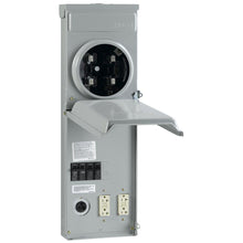 Load image into Gallery viewer, GE R038C010 100 Amp Metered Temporary Power Outlet Box