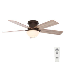 Load image into Gallery viewer, Hampton Bay 91170 Maxwell 52" LED Mediterranean Bronze Ceiling Fan 769126