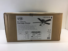 Load image into Gallery viewer, Hampton Bay Carriage House 52 in. LED Indoor Polished Brass Ceiling Fan 91108