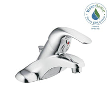 Load image into Gallery viewer, MOEN WS84503 Adler 4 in. Centerset 1-Handle Low-Arc Bathroom Faucet in Chrome