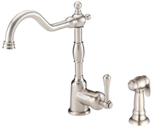 Load image into Gallery viewer, Danze D401157SS Opulence Single Handle Sparyer Kitchen Faucet, Stainless Steel