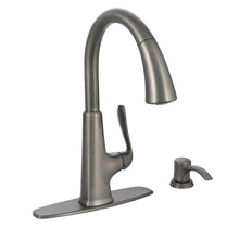 Load image into Gallery viewer, Pfister F-529-PDSL Pasadena 1-Handle Pull-Down Sprayer Kitchen Faucet, Slate