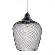 Load image into Gallery viewer, Litton Lane 1-Light Black Metal Industrial Pendant Lightning 45498