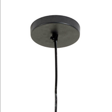 Load image into Gallery viewer, Litton Lane 1-Light Black Metal Industrial Pendant Lightning 45498