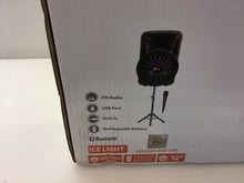 Load image into Gallery viewer, QFX PBX-12SM 12" Bluetooth FM Smart App Party Controlled Speaker