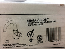 Load image into Gallery viewer, Delta 559HA-SS-DST Trinsic Bathroom Faucet w/ Metal Drain Assembly Stainless
