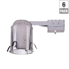 Load image into Gallery viewer, (6-Pack) Halo H550 5" Aluminum LED Recessed Lighting Housing H550RICAT-6PK