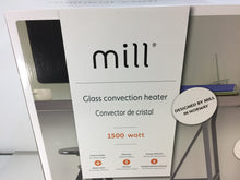 Load image into Gallery viewer, MILL SG1500GLASS 1500-Watt Glass Convection Portable Heater with Fan