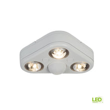 Load image into Gallery viewer, All-Pro Revolve 270-Degree White Triple Head Motion LED Security Flood Light