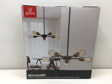 Load image into Gallery viewer, Globe Electric Beaugard 5-Light Matte Black Chandelier 65834