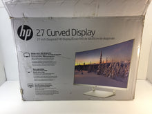 Load image into Gallery viewer, HP Curved 27" Curved HD LED Monitor Silver (HP27SC1) Z4N74AA#ABA