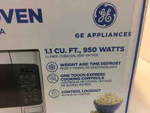 Load image into Gallery viewer, GE 1.1 cu. ft. Countertop Microwave in Stainless Steel JES1145SHSS