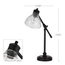 Load image into Gallery viewer, Hampton Bay 18.25" Oil Rubbed Bronze Counter Balance Desk Lamp 22168-000