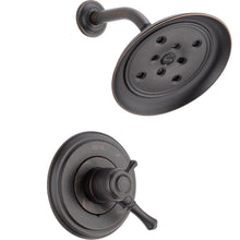 Load image into Gallery viewer, Delta T17297-RB Cassidy 1-Handle Shower Only Faucet Trim Kit, Venetian Bronze