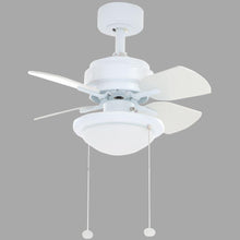 Load image into Gallery viewer, Hampton Bay AL508-WH Metarie 24" White Ceiling Fan 795970