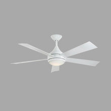 Load image into Gallery viewer, HDC YG533-SST-GLWH Hanlon 52" Stainless Steel White Ceiling Fan 1001681744