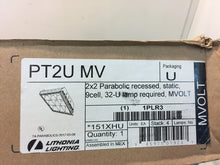 Load image into Gallery viewer, Lithonia Lighting PT2U MV 2'x2' Silver 9-Cell Fluorescent Parabolic Troffer