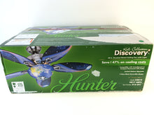Load image into Gallery viewer, Hunter 52019 Discovery 48" Brushed Nickel Ceiling Fan w/ Light, for Kids Room
