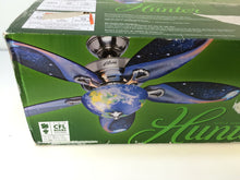 Load image into Gallery viewer, Hunter 52019 Discovery 48" Brushed Nickel Ceiling Fan w/ Light, for Kids Room