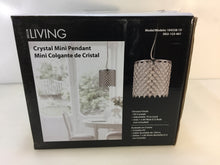 Load image into Gallery viewer, Decor Living 104328-15 1-Light Crystal and Chrome Chandelier