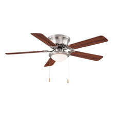 Load image into Gallery viewer, Hugger 52" LED Brushed Nickel Ceiling Fan w/ Light Kit AL383LED-BN 1002269802