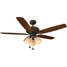 Load image into Gallery viewer, Hampton Bay 51751 Rockport 52" LED Oil Rubbed Bronze Ceiling Fan 1001673215