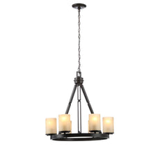 Load image into Gallery viewer, Hampton Bay 27055 Alta Loma 6-Light Bronze Dark Ridge Chandelier 125888