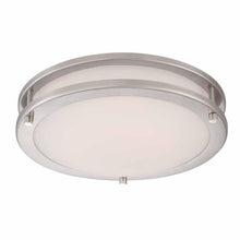 Load image into Gallery viewer, Hampton Bay HB1023-35 Brushed Nickel LED Low-Profile Flushmount 1000053230