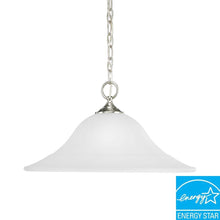 Load image into Gallery viewer, Progress Lighting P5095-09EBWB Trinity 1-Light Brushed Nickel Pendant
