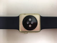 Load image into Gallery viewer, Apple Watch Series 1 WR-IPX7 42mm Gold Aluminum Case Midnight Blue Sport Band