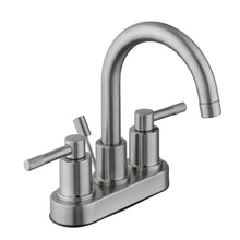 Load image into Gallery viewer, Schon 67703W-6004 Axel 4" Centerset High-Arc Bath Faucet in Brushed Nickel