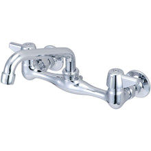 Load image into Gallery viewer, Central Brass 0047-UA Kitchen Faucet-On 8" Centers in PVD Polished Chrome