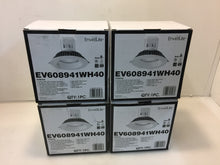 Load image into Gallery viewer, 4pk EnviroLite EV608941WH40 6" Bright White LED Easy Up Recessed Ceiling Light