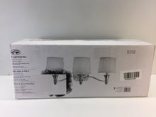 Load image into Gallery viewer, Hampton Bay EW1302SBA Towne 3-Light Brushed Nickel Bath Bar Light 523610