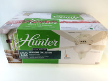 Load image into Gallery viewer, Hunter 53313 Newsome 52" Fresh White Bowl Light Kit Low-Profile Ceiling Fan