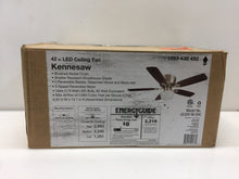 Load image into Gallery viewer, Kennesaw 42 in. Indoor Brushed Nickel Ceiling Fan with Light UC42V-NI-SHC