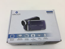 Load image into Gallery viewer, Minolta MN50HD-BL 20MP Digital Camcorder 8x Digital Zoom, Blue