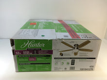 Load image into Gallery viewer, Hunter 59185 Duncan 52 in. Indoor Brushed Nickel Ceiling Fan 1001641276