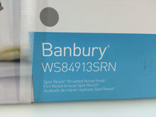 Load image into Gallery viewer, MOEN WS84913SRN Banbury 4" Centerset 2-Handle Bath Faucet, Brushed Nickel