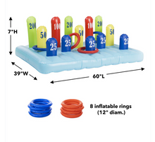 Load image into Gallery viewer, HearthSong Giant Inflatable Ring Toss Backyard Carnival Game - 733884