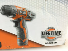 Load image into Gallery viewer, Ridgid R82005K 12-Volt Lithium-Ion 3/8" Cordless 2-Speed Drill Kit