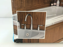 Load image into Gallery viewer, MOEN 86924SRN Banbury Deck-Mount High Arc Roman Tub Faucet Brushed Nickel