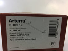 Load image into Gallery viewer, Pfister BTB-DE1Y Arterra 18 in. Towel Bar in Tuscan Bronze
