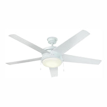 Load image into Gallery viewer, Home Decorators YG528-WH Portwood 60" LED Outdoor White Ceiling Fan 1001628062