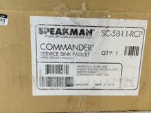 Load image into Gallery viewer, Speakman Commander SC-5811-RCP Service Sink Faucet w/ Cross Handles