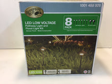 Load image into Gallery viewer, Hampton Bay IWV6628L Bronze Pathway Light & Flood Light Kit (8-pk) 1001488928